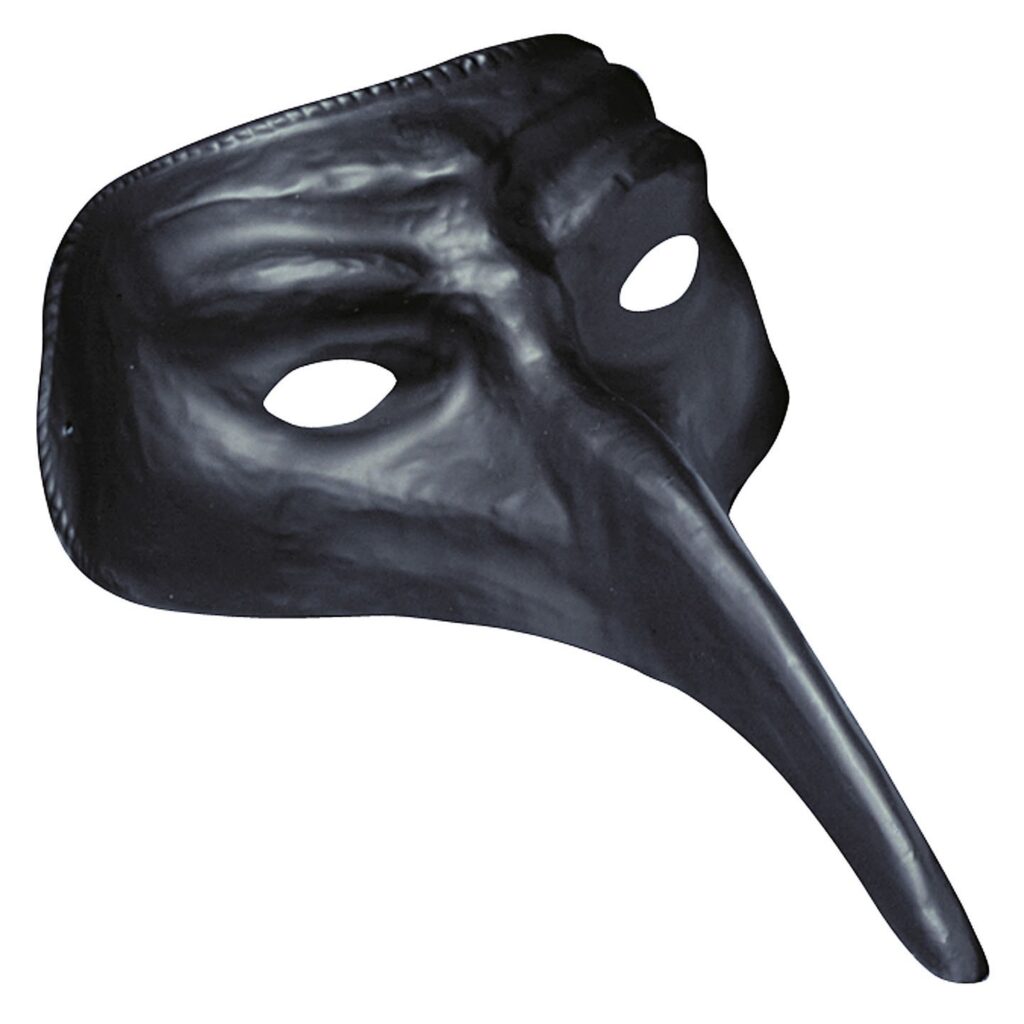 Schwarze Ball Maske
